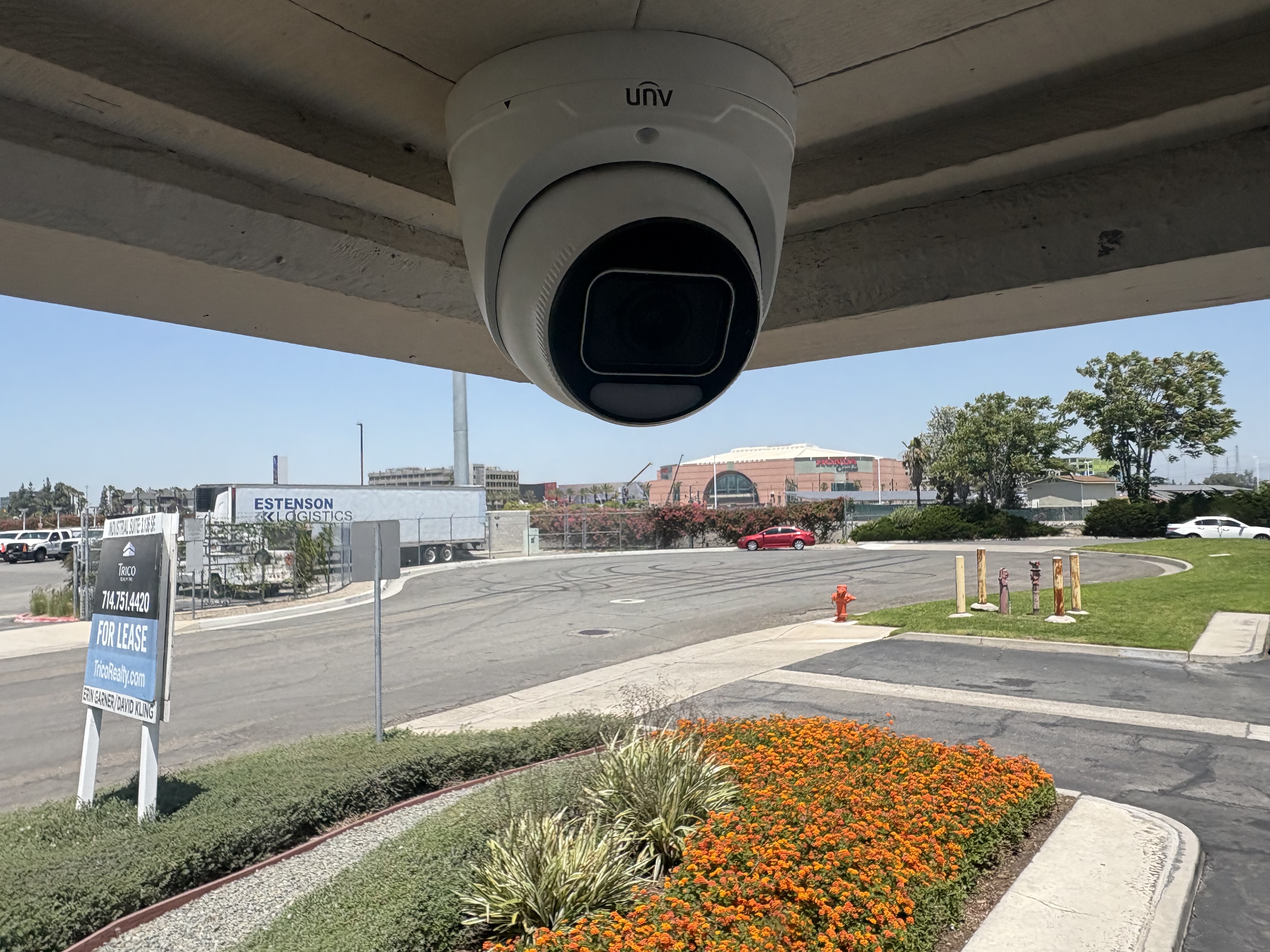 Warehouse security installation